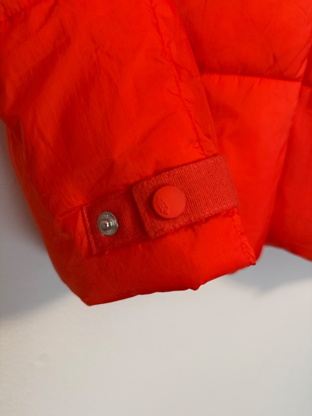 FP Movement - In A Bubble Puffer Flame Orange Red Oversized Zip Vest - Large - Picture 10 of 15